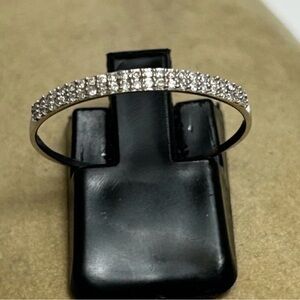 Beautiful 10k white gold natural diamond ring very beautiful and sexy big size